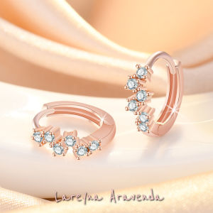 Lareyna Aravenda Anting Wanita Korea Silver S925 Rasi Bintang Kristal AT041