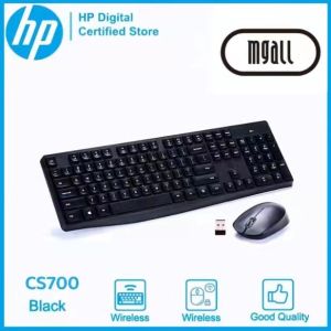MGall Original HP CS700 Combo Wireless Keyboard & Mouse Bundle With Mini USB Receiver
