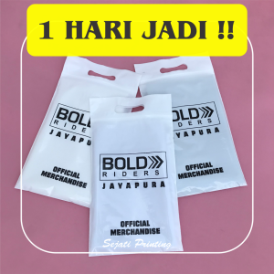 Sablon Plastik Murah 20x30cm + 6cm FREE DESAIN - SEJATIPRINTING - Klip Pound (Isi 100pcs)