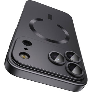 [Built-in Camera Lens Protector][Compatible with MagSafe]Slim Thin Soft Silicone Bumper Shockproof Metallic Luster Phone Case for iPhone 17 Pro Max Air 16 Pro Max 15 Plus 14 Pro 13 12