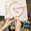 Punch Needle Kit Lightweight Needle Punch Kit Embroidery Punch Needle Kit with Adjustable Needle Punch Stainless Steel Punch Needle Tool for Wallet Clothes Insole masterly. 