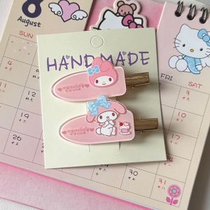Klip Rambut 可爱卡通发夹刘海夹 Wide Bang Hair Clip 儿童边夹幼儿园小女孩萌造型发饰 Cute Cartoon Kuromi Melody Kitty Kids Girl