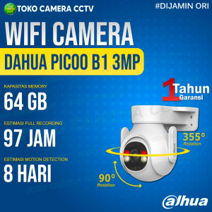 DAHUA DH-P3B-PV  PICOO 3MP KAMERA CCTV WIFI CAMERA 2 WAY AUDIO ALARM PTZ OUTDOOR FULL COLOR