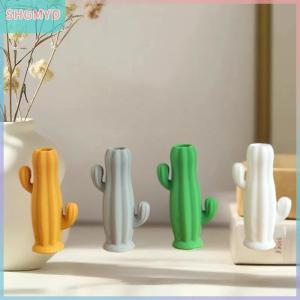 【SHGMYD】 1ชิ้นบ้านตุ๊กตาจิ๋วรูปกระบองเพชรแจกันโมเดลเฟอร์นิเจอร์อุปกรณ์เสริมสำหรับบ้านตุ๊กตาห้องนั่งเล่นตกแต่งฉากของเล่นเด็ก