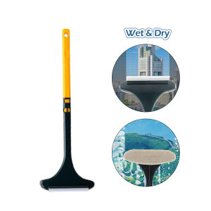 2 In 1 Window Screen Cleaner Brush With Long Handle Double-Sided Household Cleaning Brush