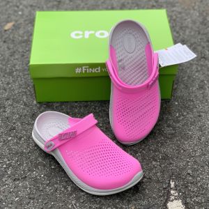 Dép có quai hậu Cross Literide 360 giày sục sandal quai ngang bít đầu nam nữ chống thấm nước đi mưa nắng thoải mái nhiều màu-Kimngansg