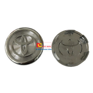 01 CHIẾC Logo chụp mâm ốp lazang bánh xe ô tô Toyota Đường kính ngoài 68mm đường kính trong: 65mm TOYOTA68