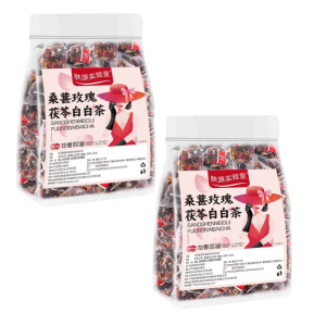 Mulberry Rose Poria Tea Individual Triangle Bag Hawthorn Lily Combination Health Flower Tea Bag Goddess Whitening Tea桑葚玫瑰茯苓茶