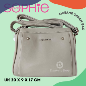 Tas Pesta Kondangan Mewah Wanita Warna Krem Cream Series Selempang Jinjing Bahu Sophie Paris viral