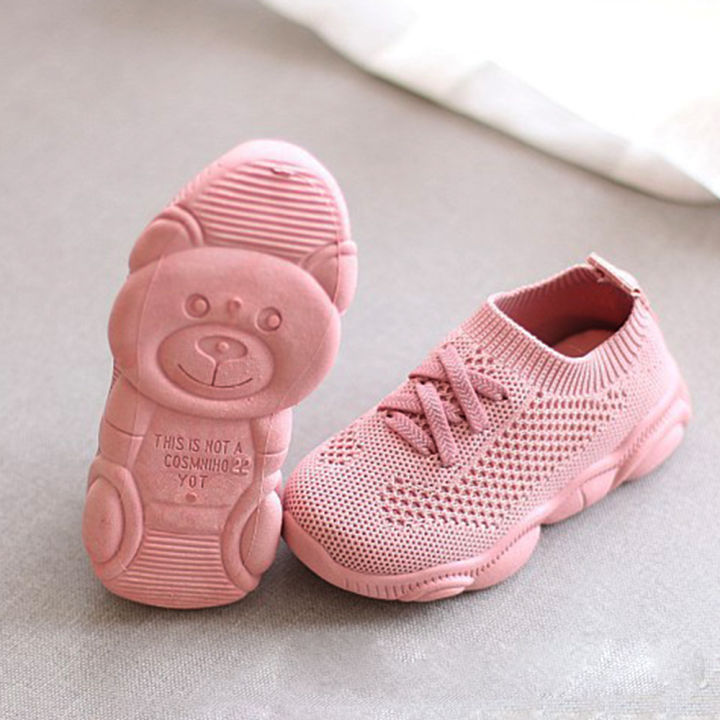 Spring and Autumn Children's mesh sports shoes [pink-27] Lazada PH