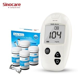 Máy đo đường huyết Sinocare kèm 50 Que và 50 Kim Chích
