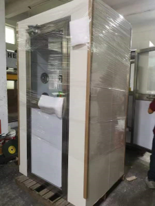 Phòng thổi khí đơn - Airshower room - Phòng tắm khí đơn - Buồng thổi khí đơn - Máy thổi khí - KT 1240x1000x2180mm