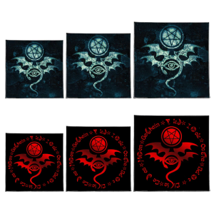 Velvets Tarots Tablecloth Constellations Divination Tarots Tablecloth for Tarots Reading