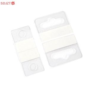 🚚【Local Express Delivery】🚚 100pcs PVC Slot Hole Adhesive Hang Tags Hook Merchandise Box Bag Hangers Display