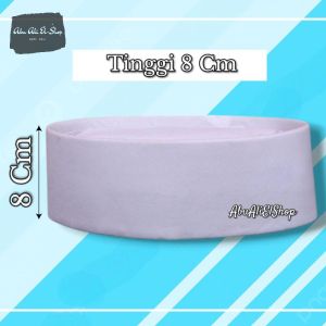 Peci Putih Tinggi 7 8 9 10 Cm | Songkok Beludru Putih Tebal Non Ac | Kopiah Putih Polos Anak Dewasa