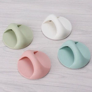 AXNAT Pegangan Pintu Bulat Tempelan Gagang Untuk Pintu Kamar Mandi Laci Lemari Pakaian Jendela Serbaguna Drawer Handle Perekat Super Kuat Anti Lepas Holder Tempel Pengaman Multifungsi PR188