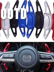 2Pcs Aluminum Alloy Car Steering Wheel Shift Paddles Extension DSG Shifter Extender Styling Accessories For Mazda Mazda 3 6 CX3 CX8 CX9 CX30 CX60 CX80 CX90