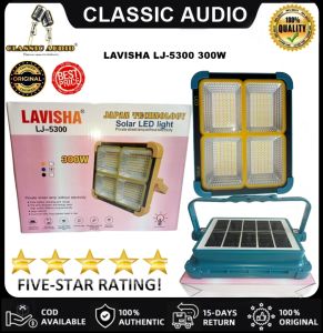 CLASSIC AUDIO LAVISHA LJ-5300 SOLAR LED LIGHT (ORIGINAL)