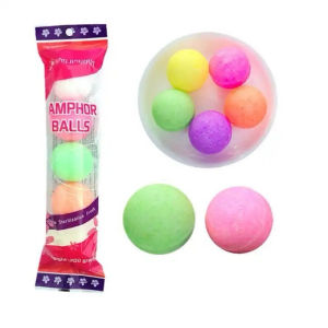 Kamper Toilet Ball Colour Isi 5 Bola/Pengharum Ruangan Dapur Lemari/Penghilang Bau Anti Serangga Penjamuran Serbaguna SH T24