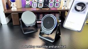 Mobile Phone Holder with Induction Wireless Speaker Multi-Functional 4-in-1 Induction Bluetooth Speaker Sound