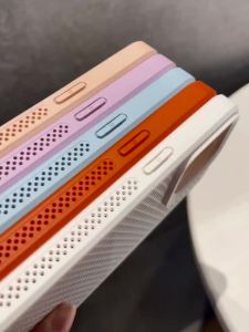 CrashStar MagSafe Honeycomb Cooling Skin-friendly Soft Shockproof Phone Case For iPhone 16 15 14 Pro Max 13 12 Pro Max Wireless Charging Phone Casing Solid Color Matte Phone Cover Shell