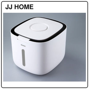 【JJ HOME】5/10L Kitchen Rice Bucket container Insect-Proof & Moisture-Proof Double layer Sealed Rice Dispenser