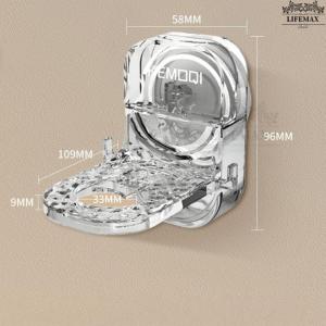 [SG Seller]Shelf Adjustable Wall Mounted Universal Soap Dispenser Holders Shampoo Hanger Hooks Shower Gel Bottle Rack