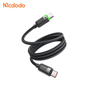 (Support CarPlay)Mcdodo Type-C to Type-C 3A 60W Magnetic Self-Winding PD Fast charging Cable Supports iPhone 15 Series MacBook Pro iPad Pro Samsung S23 S24 Huawei Honor Xiaomi