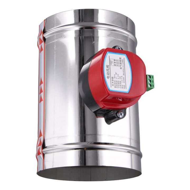 Booso 220V RVS Elektrische Demper Elektrische Luchtklep Gemotoriseerde Terugslagklep