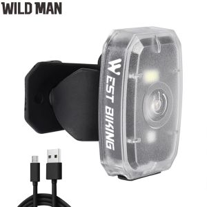 Waterproof Bike Lantern with 4 Gear LED Light and Wide Angle Coverage for Safe Cycling in All Weather