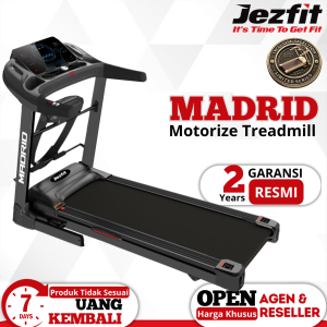 Alat Olahraga Treadmill Alat Fitness Treadmill Elektrik Jezfit Madrid Treadmill Multifungsi