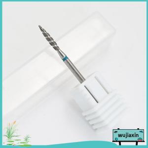 wujiaxin Nail Bits Tornado Flame Cuticle Drill Bit Manicure Cutter Rotary Burr Drill Accessories Spiral Nail Polishing Mills Tool