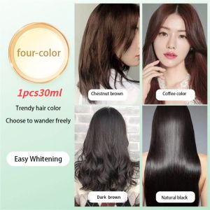 Quality 30ml Natural Plant Bubble Hair Dye Nourishes Hair To Cover White Hair Mild Does Not Stimulate Self-Use