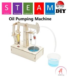 STEM for Kids Educational Science Toy - Oil Pumping Machine Science DIY Toys - Science Experiment Toys - Kids Science DIY