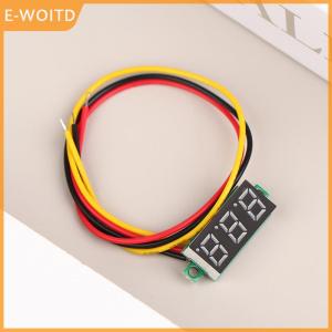 【E-WOITD】 1Pc 0.28 Inch DC LED Digital Voltmeter Adjustable DC 0-100V Voltage Meter