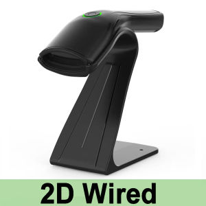 Soonpos Wired USB 2.4G Wireless Bluetooth 1D 2D Barcode Scanners Inventory Portable QR Code Scanner CMOS Sensor Bar Code Reader With Stand Support Self-sensing