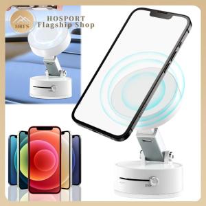 【HRFS】 ที่ยึดโทรศัพท์มือถือในรถยนต์แบบดูดแม่เหล็ก - ใช้งานง่ายบนพื้นผิวเรียบ