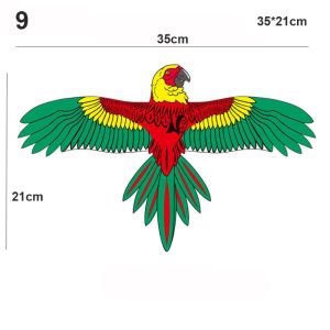 BENYTRO Cartoon Plastic Eagle Kite 35cm Children Gift Flying Bird Kites DIY Toy Large Eagle Kites Garden Outdoor Sports