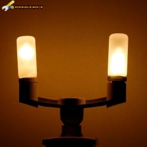 Lighting & Décor E27 to 2E27 Dual Head Adapter for Light Fixtures Portable 85-285V for Home Hotel Use
