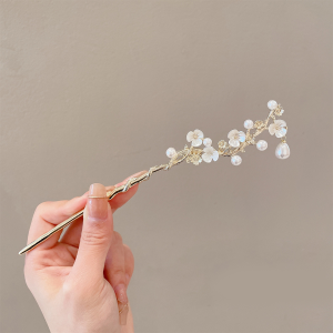 ส่งจากกรุงเทพ！ปิ่นปักผมจีนโบราณ ประดับผมจีน ลายสวย สไตล์เรียบง่าย 1ชิ้น