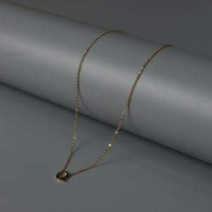 HB Jewelry LETTER Q Pendant Chain Necklace for Women Non Tarnish Hypoallergenic Non Fading Elegant Minimalist Everyday Wear Fashion Jewelry Stylish Necklace