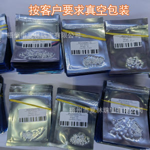 High Quality 0.8-3mm Ultra white D Round moissanite stone Wuzhou Gemstone Small Moissanite Stone 1 Carat / Bag 2026