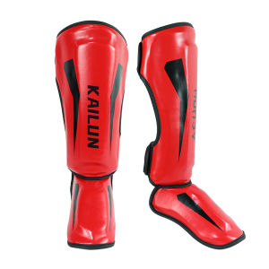 Muay Thai Leg Guard Sanda Fight Foot Back Shin Guard ing Thickened Fighting  Gear Ankle Support Taekwondo Shin Guard