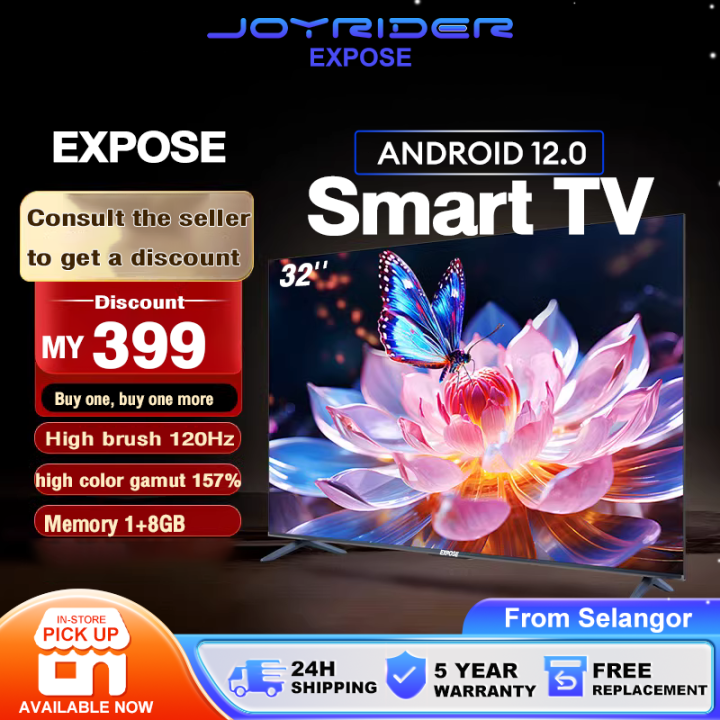 Smart TV 32 inch 4K Android TV WiFi HDR Android 12.0 TV Digital TV 32 ...