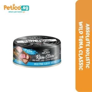 [Bundle of 24] Absolute Holistic Rawstew 80g Wet Food for Dogs & Cats (Wild Tuna / Chicken)