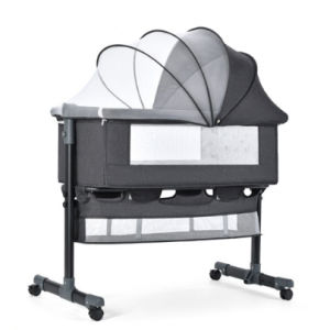 Baby Cot Bed Baby Side Bed Folding Baby Bed Portable Crib Katil Bayi Boleh Lipat Katil Baby Full Set Craddle Adjustable Height Baby Cot Crib