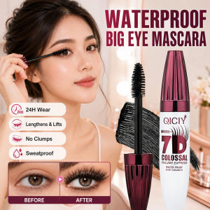 7D Volumizing And Curling Waterproof Mascara Lengthening Curling Volumizing Eyelash Primer Instantly Enlarges Eyes Smudge Proof Mascara