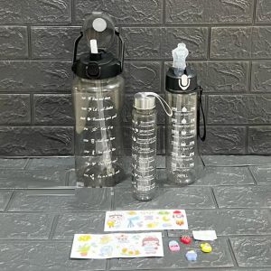 BOTOL MINUM BENING VIRAL BOTOL BERANAK 3 IN 1 FREE SEDOTAN STICKER - ShennyStore