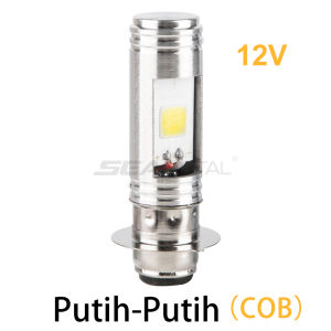 SEAMETAL Lampu LED Motor Lampu Utama Led H6 Laser Jauh Dekat Putih Kuning Plus Senja Biru