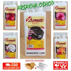 Aromatic Mawar Laundry Pewangi/ Pengharum dan Pelicin Setrika Pakaian (Free Bubble)